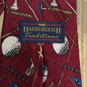 Novelty Artsy Retro Playful Vintage Golf Tie